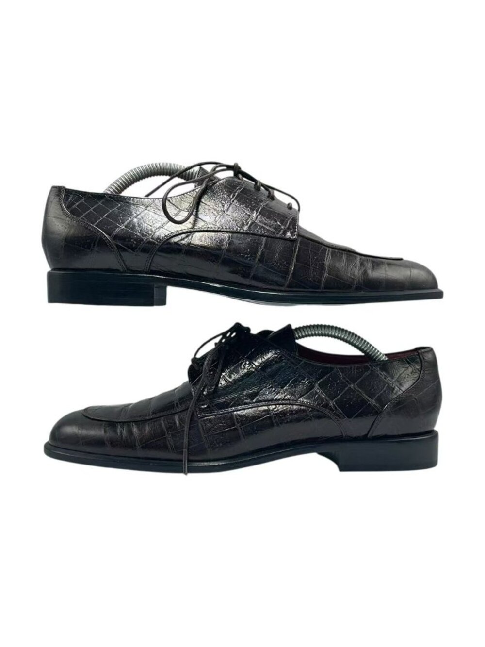 Celine Loafers Leather Croco Pattern 36.5 Brown - Picture 3 of 8